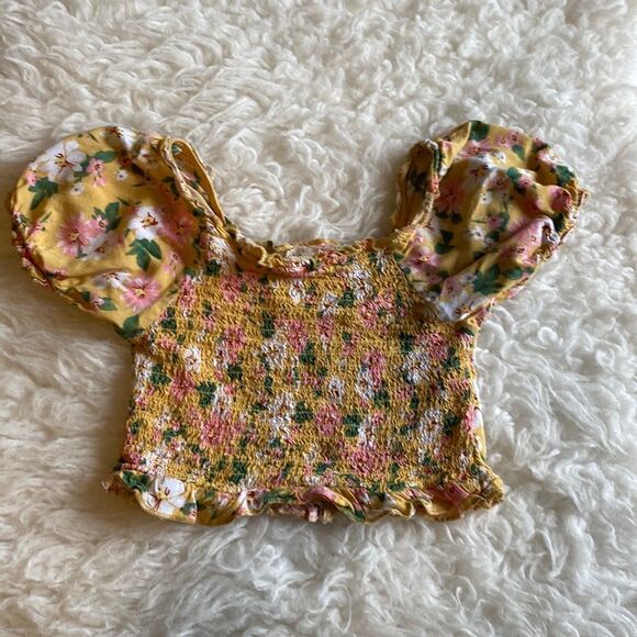 Floral tube top - Picture 1 of 4